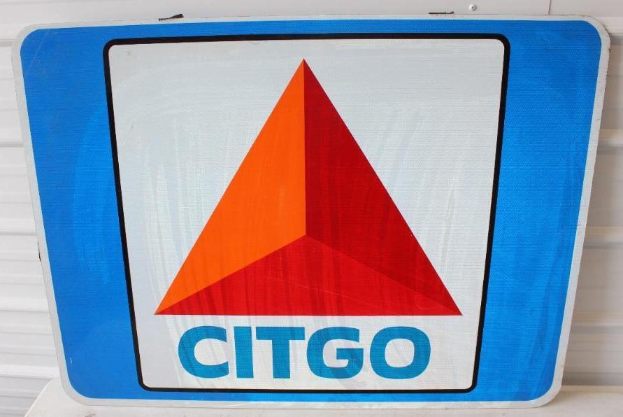 Citgo Gas Station Interstate Exit Sign (1 of 2)