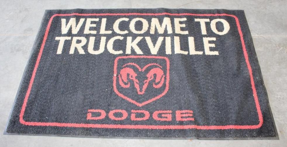 Welcome To Truckville Dodge Ram Advertising 4x6 Rug (1 of 3)