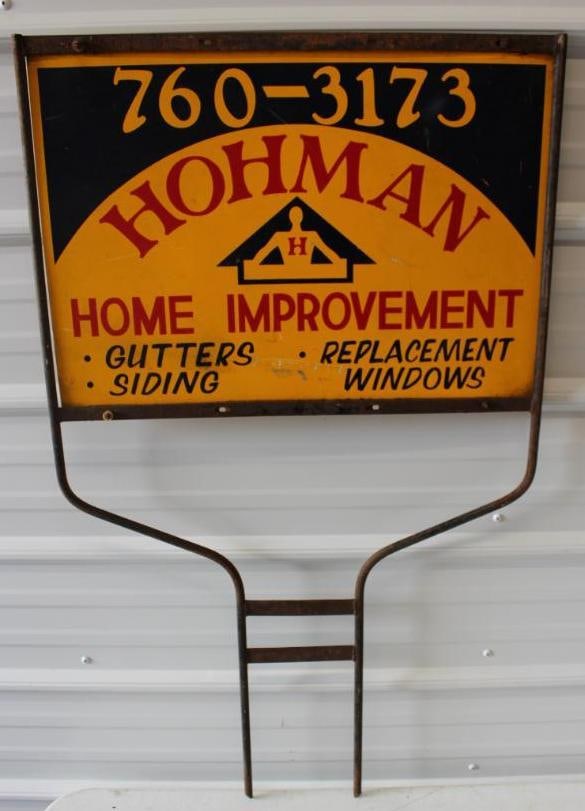 Hohman Home Improvement DST Advertising Sign (1 of 2)