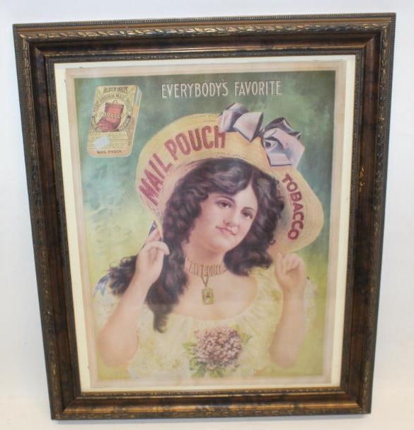 Mail Pouch Tobacco Framed Advertisement (1 of 3)