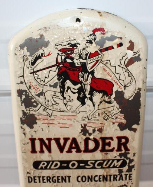 Invader Motor Oils Advertising Thermometer - 3