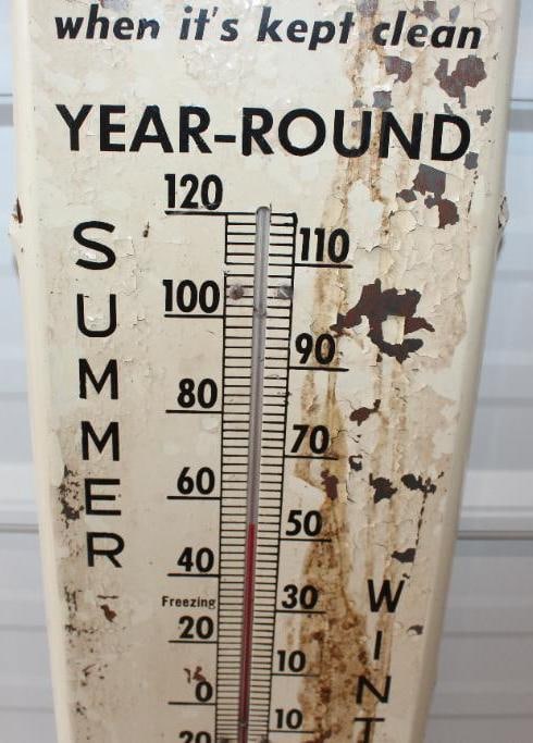 Invader Motor Oils Advertising Thermometer - 5