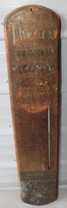 Thermo Denatured Alcohol Advertising Thermometer (1 of 5)