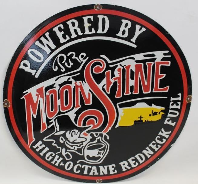 SSP Moonshine High Octane Redneck Full Advertising Sign: 30x30