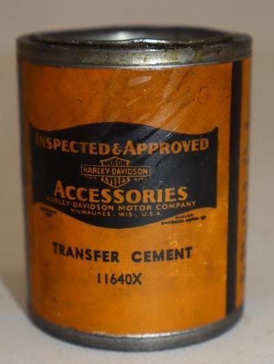 Harley-Davidson Motorcycle Transfer Cement (1 of 3)