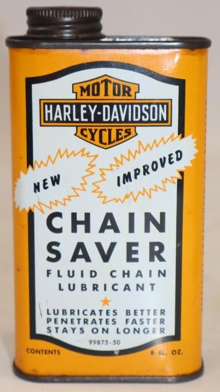 Harley Davidson Chain Saver Half Pint Oil Can (1 of 2)
