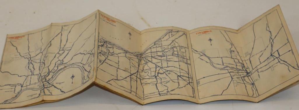 1930 Sohio Road Map of Ohio - 2