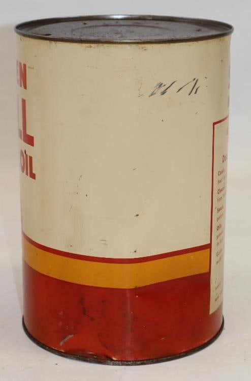 Golden Shell 5 Quart Metal Oil Can - 2