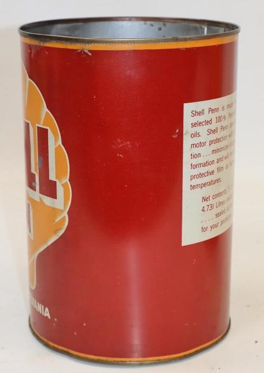 Shell Penn 5 Quart Metal Oil Can - 2
