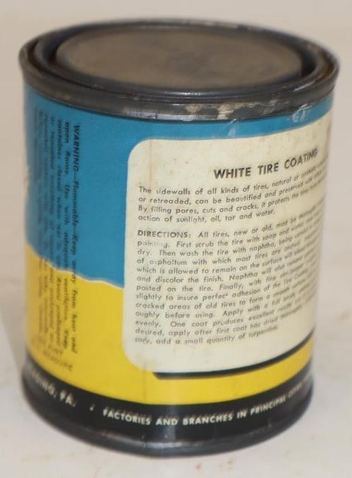 Glidden White Tire Coating Can - 2