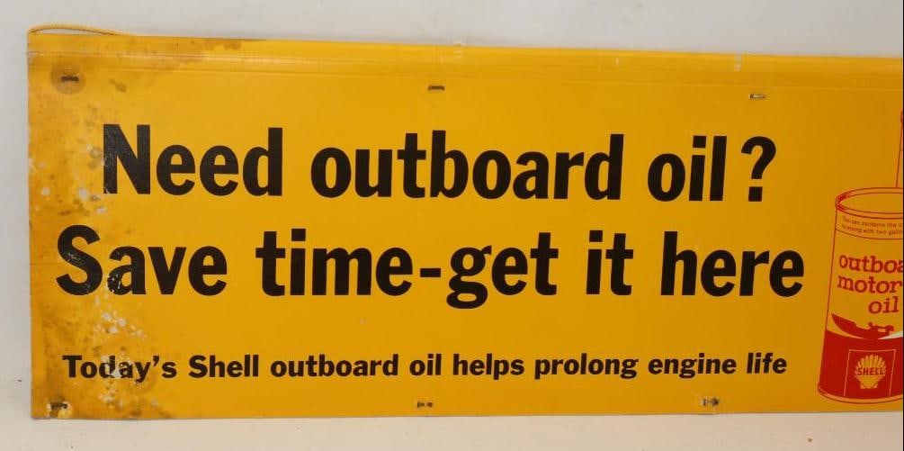 Shell Outboard Doublesided Advertising Sign - 2