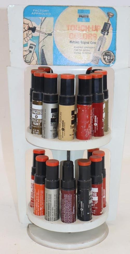 Chrysler & Mopar Color Touch Up Spinning Countertop Display with 20 Units (1 of 5)