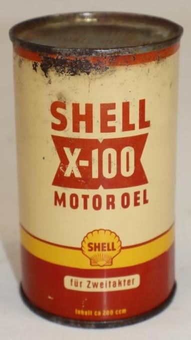 Shell X-100 2 Stroke Oil Can - 2