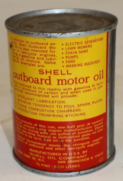 Shell Outboard Half Pint Oil Can - 2