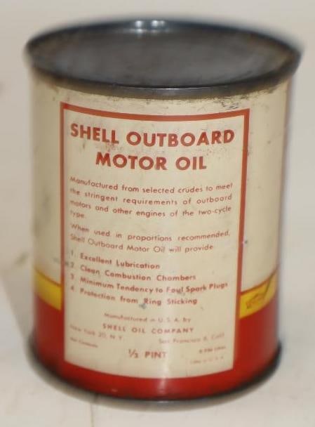 Shell Outboard Half Pint Oil Can - 2