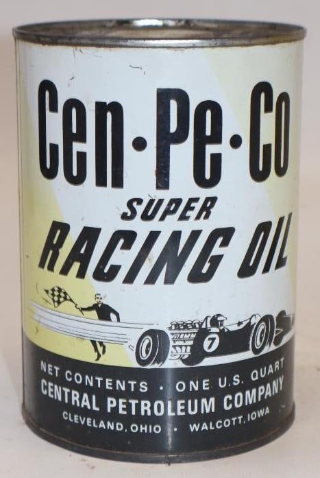 Cen-Pe-Co Racing 1 Quart Metal Oil Can (1 of 4)