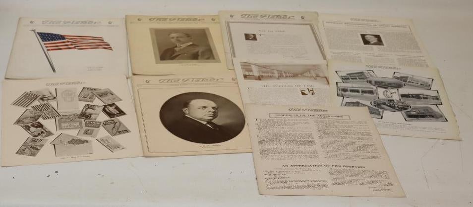 Large Group of 1910's The Fisk Rubber Company Monthly Newsletter Magazine The Fisker (1 of 14)