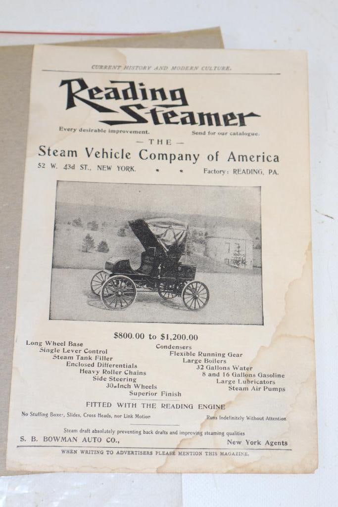 1902 Reading Steamer Automobile Advertisement - 2