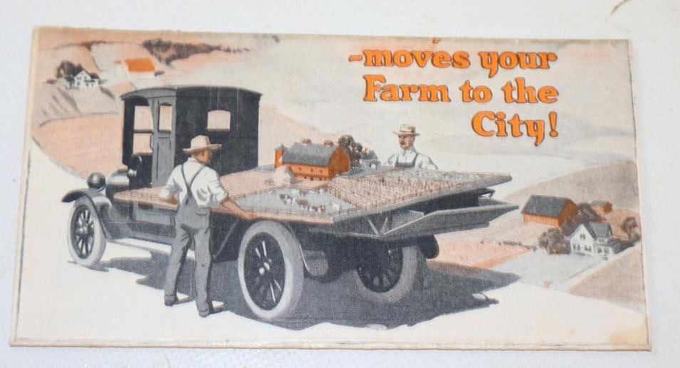 1920's REO Speedwagon Truck Advertising Pamphlet: 6" x 3"