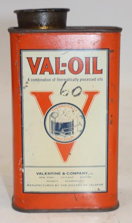 Val-Oil 1 Pint Oil Can: 16 oz full