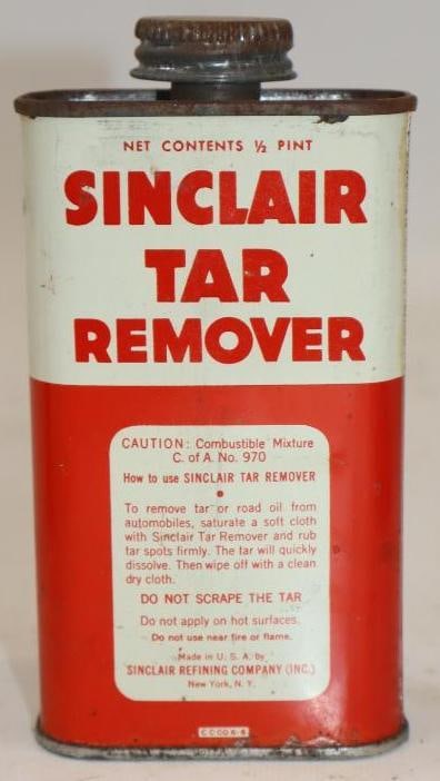 Sinclair Tar Remover Half Pint Oil Can - 2