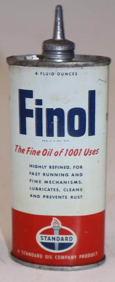 Standard Finol Oval Handy Oiler Can: 4 oz