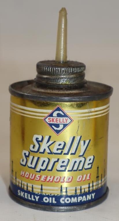 Round Skelly Supreme Handy Oiler Can: 4 oz