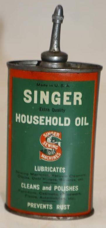 Singer Leadtop Oval Handy Oil Can (1 of 2)