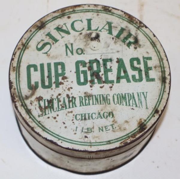 Early Sinclair 1 lb Grease Can (1 of 3)