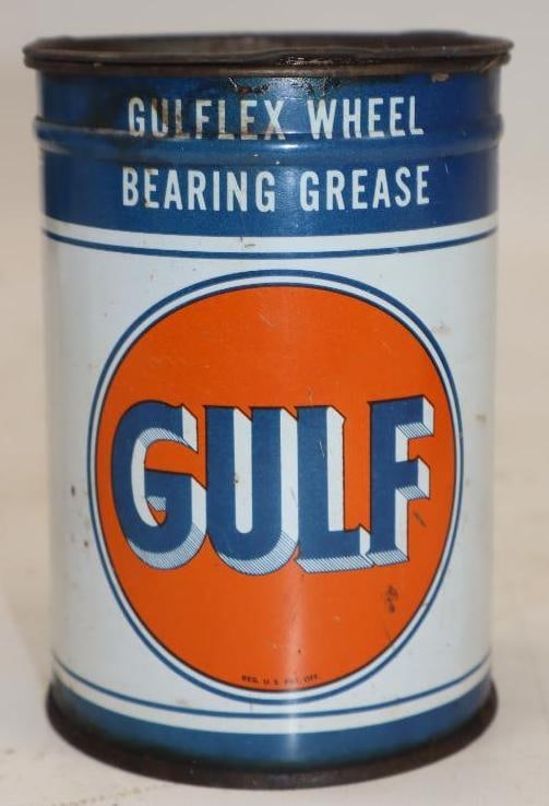 Gulf 1 lb Grease Can: 16 oz has some contents