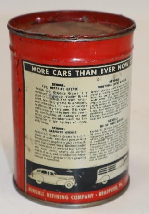 Special Purpose Kendall 1 lb Grease Can - 3