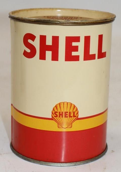 Shell 1 lb Grease Can (1 of 2)