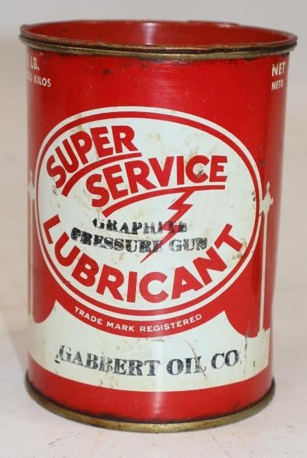 Gabbert Oil Co. 1 lb Grease Can (1 of 2)