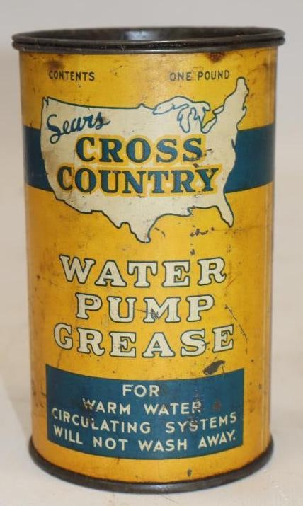 Cross Country 1 lb Grease Can: 16 oz full