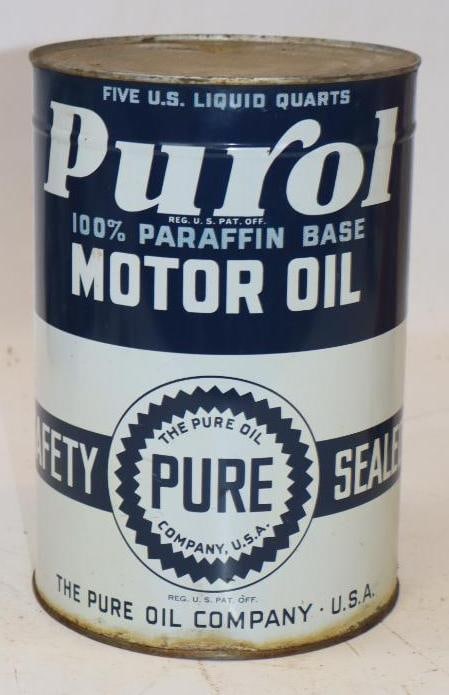 Purol 5 Quart Oil Can (1 of 4)