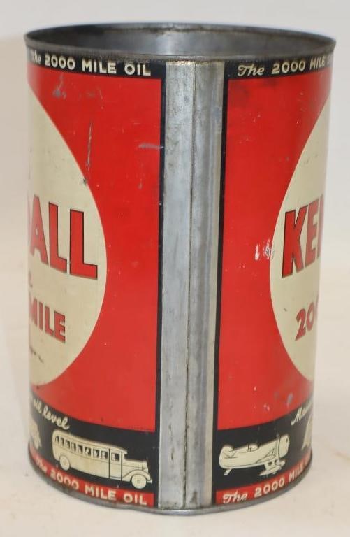 Kendall 2000 Mile 5 Quart Oil Can - 4