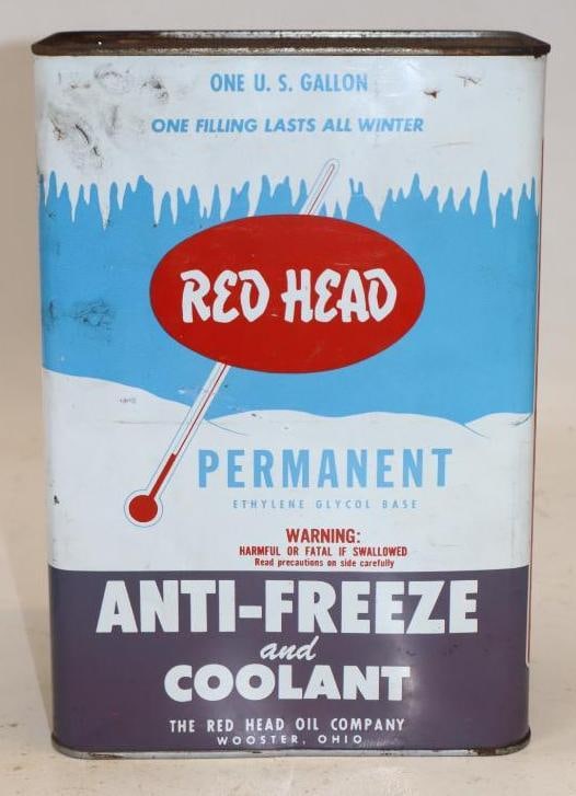 Red Head 1 Gallon Antifreeze Oil Can (1 of 4)