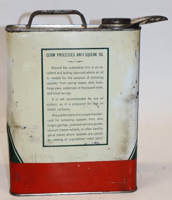 Conoco Germ Processed Slim 1 Gallon Oil Can - 3