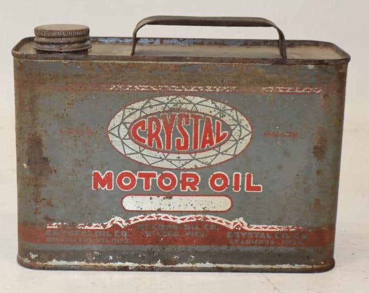 Crystal Oil Co. Slim Half Gallon Oil Can (1 of 4)