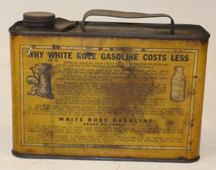 Graphic National Refining En-Ar-Co Slim Half Gallon Oil Can: 8" x 3" x 6"
