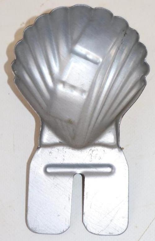 Embossed Shell Advertising License Plate Topper - 2