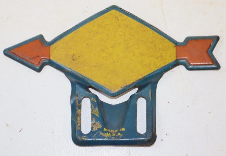 Sunoco Advertising License Plate Topper: 6" x 4"