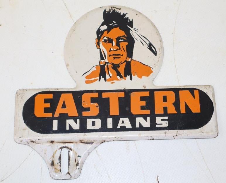 Eastern Indians Advertising License Plate Topper (1 of 2)