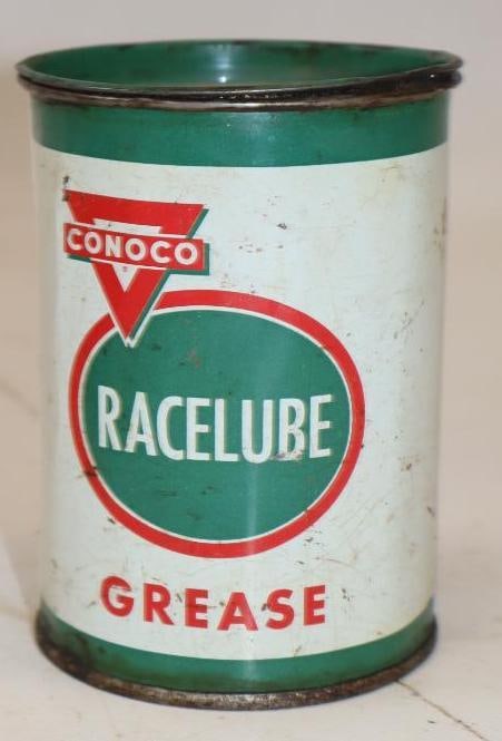Conoco Race Lube 1 lb Grease Can: 16 oz empty
