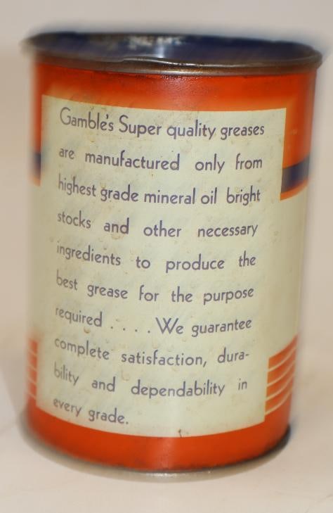 Gambles 1 lb Grease Can - 2