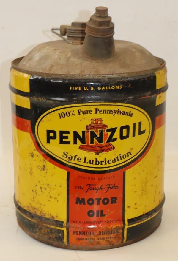 Pennzoil 5 Gallon Oil Can (1 of 4)