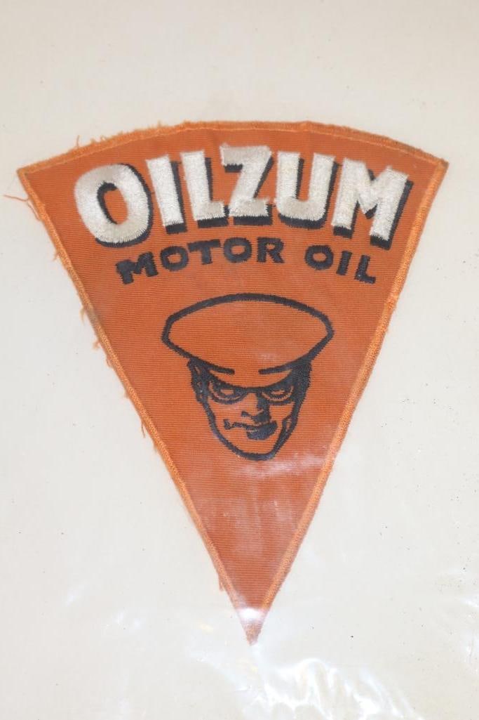 Large Oilzum Motor Oil Advertising Coat Patch - 2