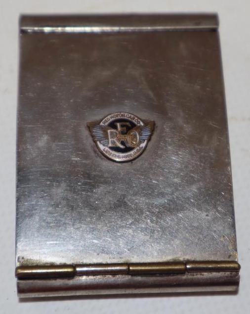 REO Automobile Advertising Pocket Match Book Holder (1 of 2)