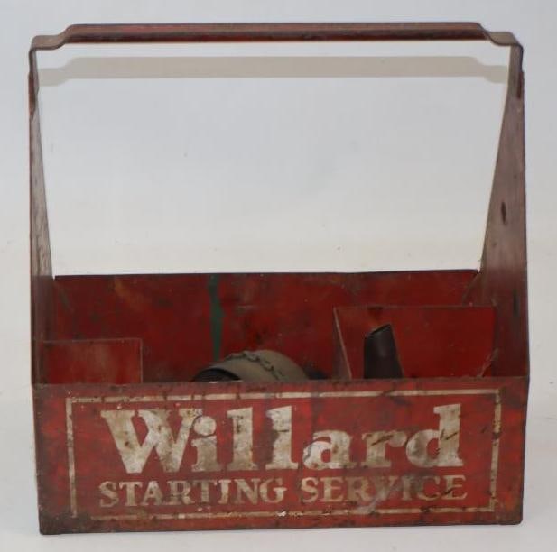 Willard Starting Service Metal Advertising Tool Caddy (1 of 8)