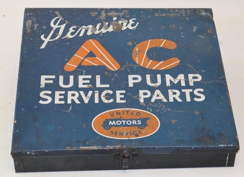 United Motors Service AC Fuel Pump Service Parts Countertop Display Cabinet (1 of 5)
